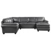 9267GY*42LRC 4-Piece Sectional with Right...