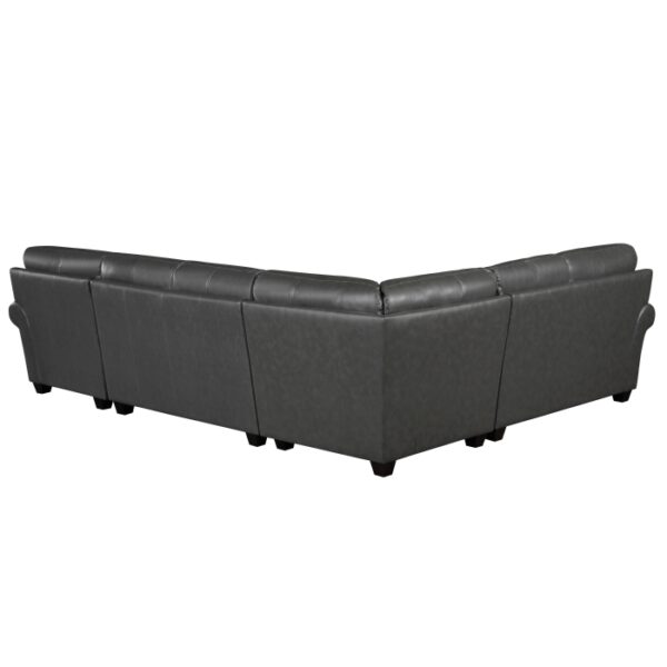9267GY*42LRC 4-Piece Sectional with Right...