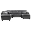 9267GY*4 Seating-Exton Collection 4-Piece Sectional with Right...