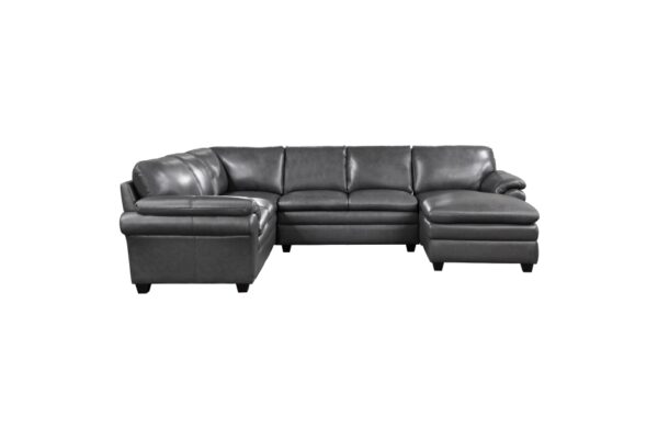 9267GY*4 Seating-Exton Collection 4-Piece Sectional with Right...