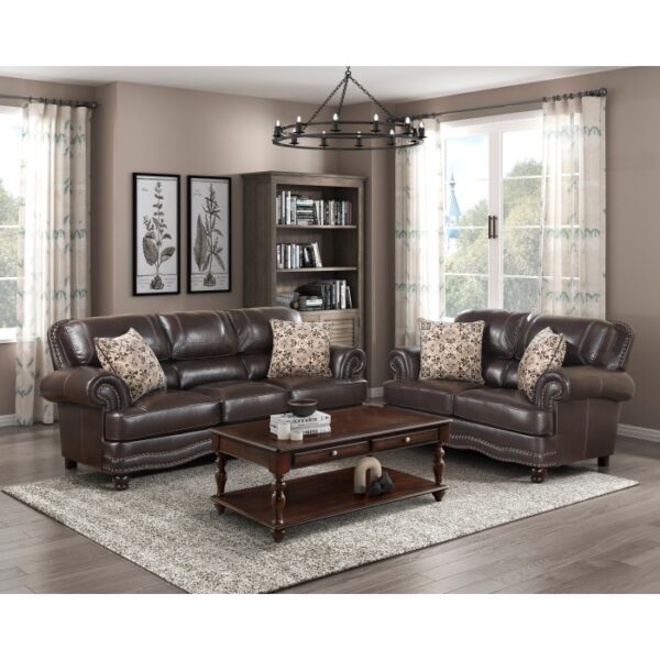 9268BRW-3 Sofa