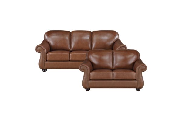9270BR Seating-Attleboro Collection 2pc Set: Sofa, Love