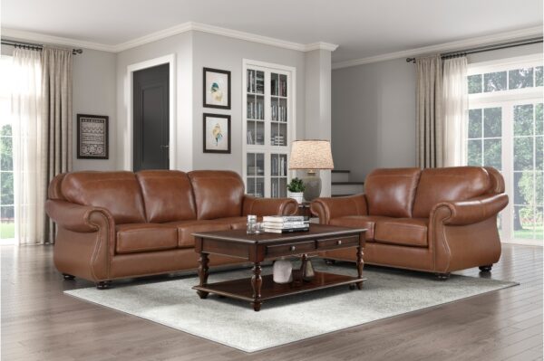 9270BR Seating-Attleboro Collection 2pc Set: Sofa, Love