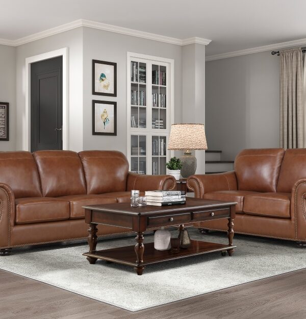 9270BR Seating-Attleboro Collection 2pc Set: Sofa, Love
