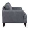9279BGY Seating-Thierry Collection 2pc Set: Sofa, Love
