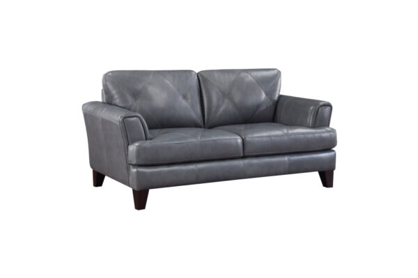 9279BGY Seating-Thierry Collection 2pc Set: Sofa, Love
