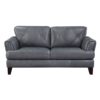 9279BGY Seating-Thierry Collection 2pc Set: Sofa, Love