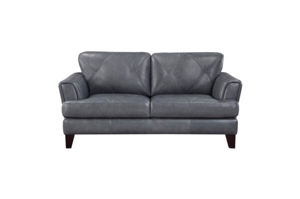 9279BGY Seating-Thierry Collection 2pc Set: Sofa, Love