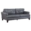 9279BGY Seating-Thierry Collection 2pc Set: Sofa, Love