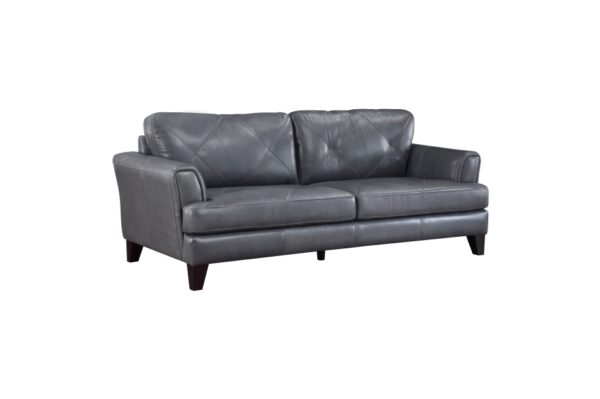 9279BGY Seating-Thierry Collection 2pc Set: Sofa, Love