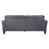 9279BGY Seating-Thierry Collection 2pc Set: Sofa, Love