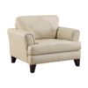 9279CRM Seating-Thierry Collection 2pc Set: Sofa, Love