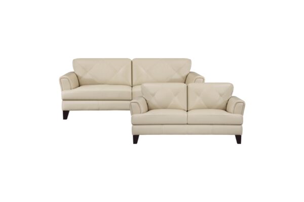 9279CRM Seating-Thierry Collection 2pc Set: Sofa, Love