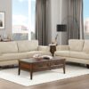 9279CRM Seating-Thierry Collection 2pc Set: Sofa, Love