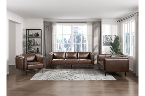 9280BR Seating-Soren Collection 2pc Set: Sofa, Love