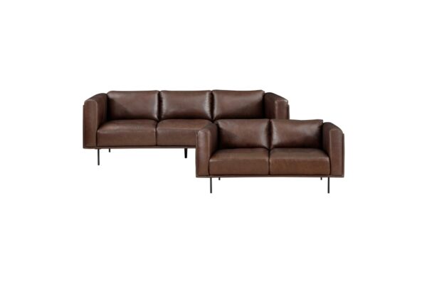 9280BR Seating-Soren Collection 2pc Set: Sofa, Love
