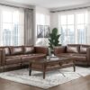 9280BR Seating-Soren Collection 2pc Set: Sofa, Love