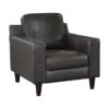 9294GRY Seating-Aldrich Collection 2pc Set: Sofa, Love