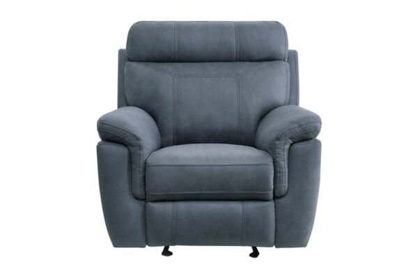 9301BUE Seating-Clifton Collection 2pc Set: Sofa, Love