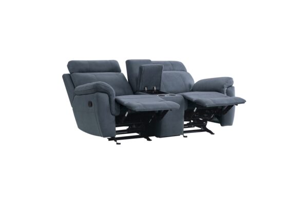 9301BUE Seating-Clifton Collection 2pc Set: Sofa, Love