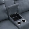 9301BUE Seating-Clifton Collection 2pc Set: Sofa, Love