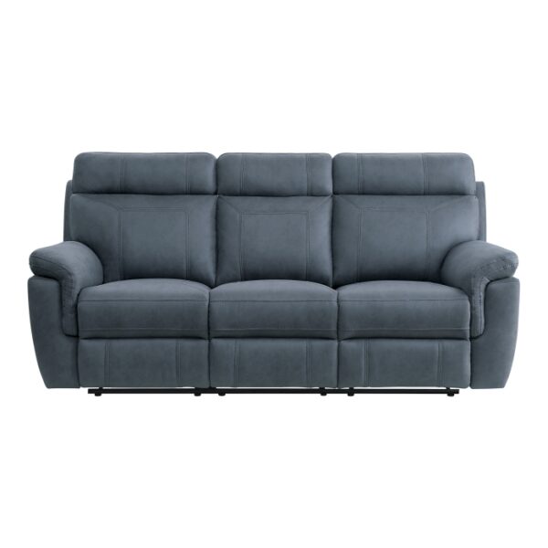 9301BUE-3 Double Reclining Sofa with C...