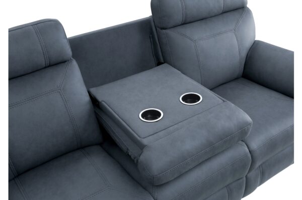 9301BUE Seating-Clifton Collection 2pc Set: Sofa, Love