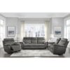 9301GRY-3 Double Reclining Sofa with C...