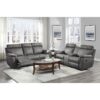 9301GRY-3 Double Reclining Sofa with C...