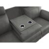 9301GRY-3 Double Reclining Sofa with C...