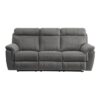 9301GRY Seating-Clifton Collection 2pc Set: Sofa, Love