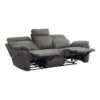9301GRY Seating-Clifton Collection 2pc Set: Sofa, Love
