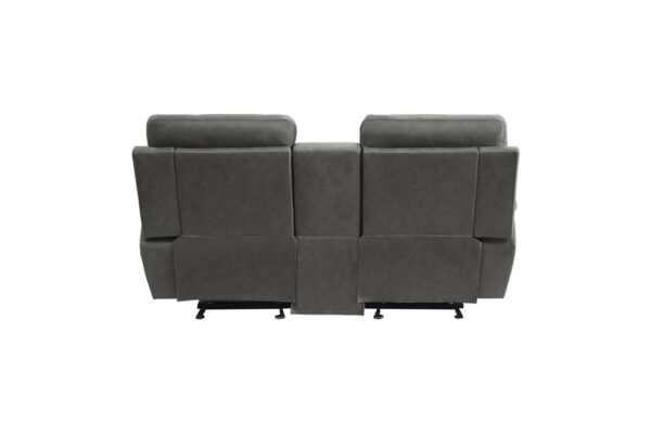 9301GRY Seating-Clifton Collection 2pc Set: Sofa, Love