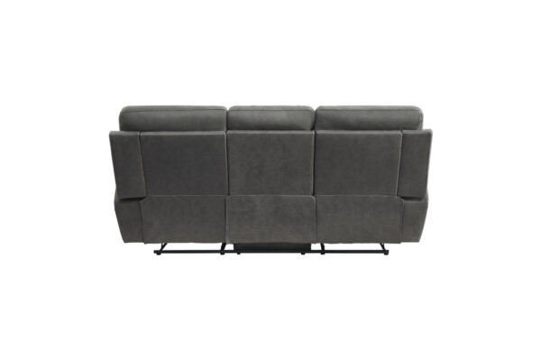 9301GRY Seating-Clifton Collection 2pc Set: Sofa, Love