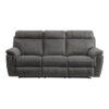 9301GRY Seating-Clifton Collection 2pc Set: Sofa, Love