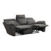9301GRY Seating-Clifton Collection 2pc Set: Sofa, Love