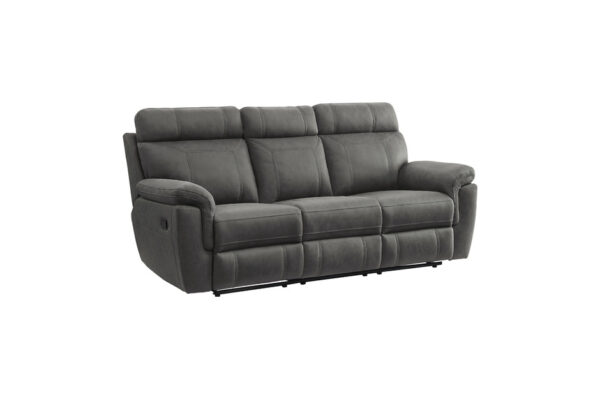 9301GRY Seating-Clifton Collection 2pc Set: Sofa, Love