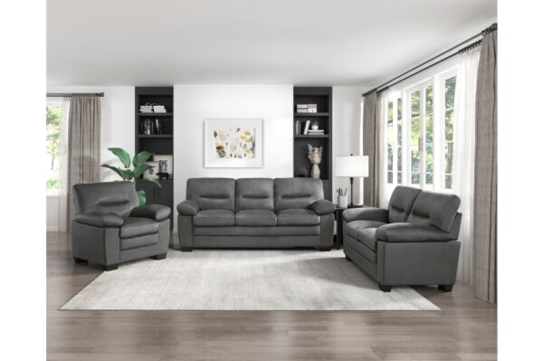 9328DG Seating-Keighly Collection 2pc Set: Sofa, Love