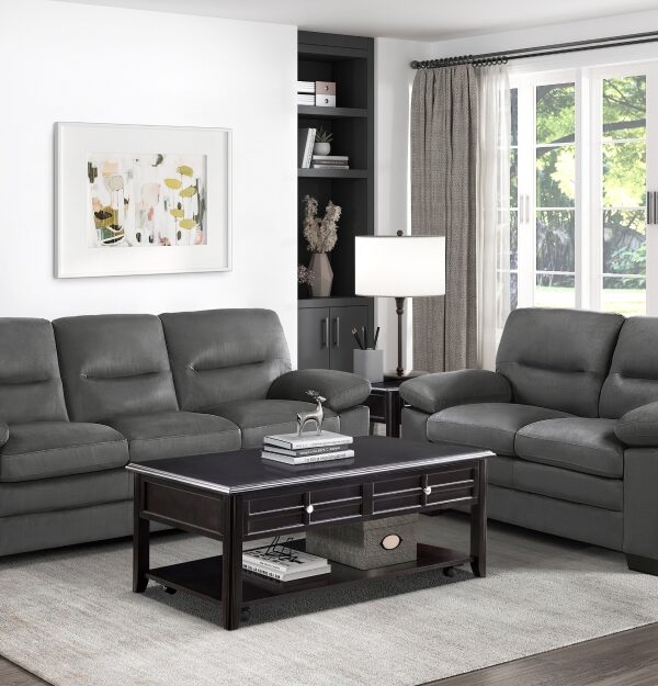 9328DG Seating-Keighly Collection 2pc Set: Sofa, Love