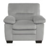 9328GY Seating-Keighly Collection 2pc Set: Sofa, Love