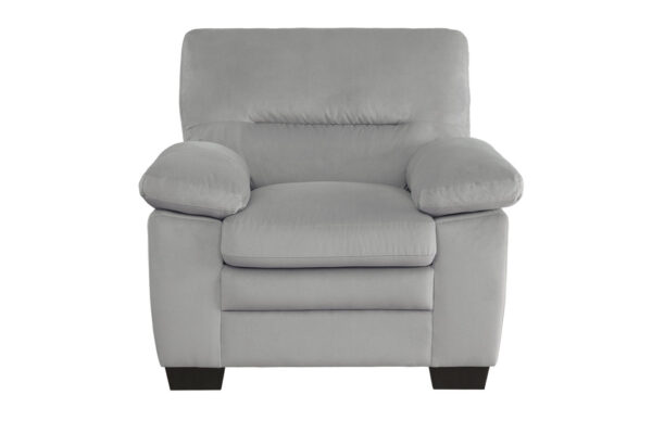 9328GY Seating-Keighly Collection 2pc Set: Sofa, Love