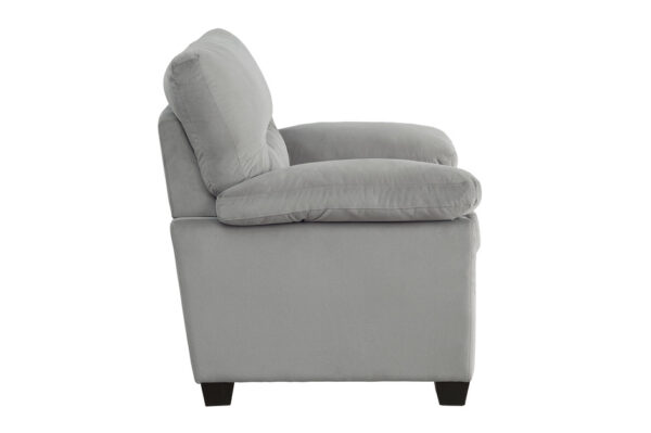 9328GY Seating-Keighly Collection 2pc Set: Sofa, Love