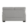 9328GY Seating-Keighly Collection 2pc Set: Sofa, Love