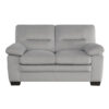 9328GY Seating-Keighly Collection 2pc Set: Sofa, Love