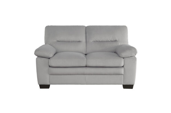 9328GY Seating-Keighly Collection 2pc Set: Sofa, Love