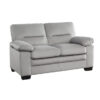 9328GY Seating-Keighly Collection 2pc Set: Sofa, Love
