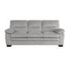 9328GY Seating-Keighly Collection 2pc Set: Sofa, Love
