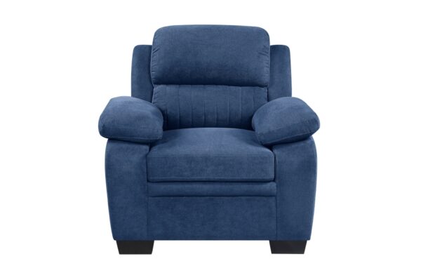 9333BU Seating-Holleman Collection 2pc Set: Sofa, Love