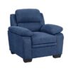 9333BU Seating-Holleman Collection 2pc Set: Sofa, Love