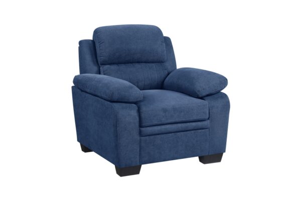 9333BU Seating-Holleman Collection 2pc Set: Sofa, Love